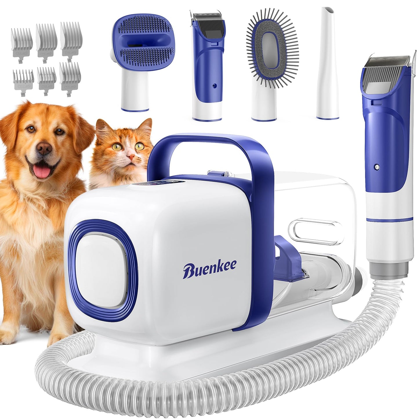 Dog Grooming Kit With Vacuum For Easy Cleanup