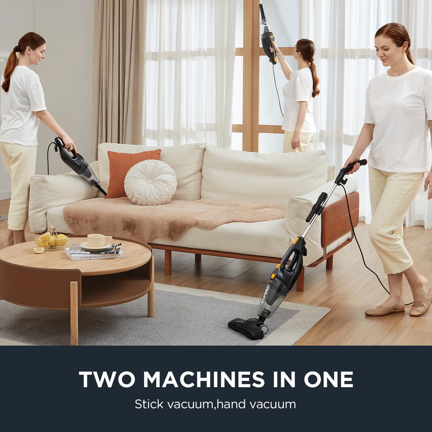 Eureka Corded 3 in 1 Handheld Stick Vacuum for Pet Hair