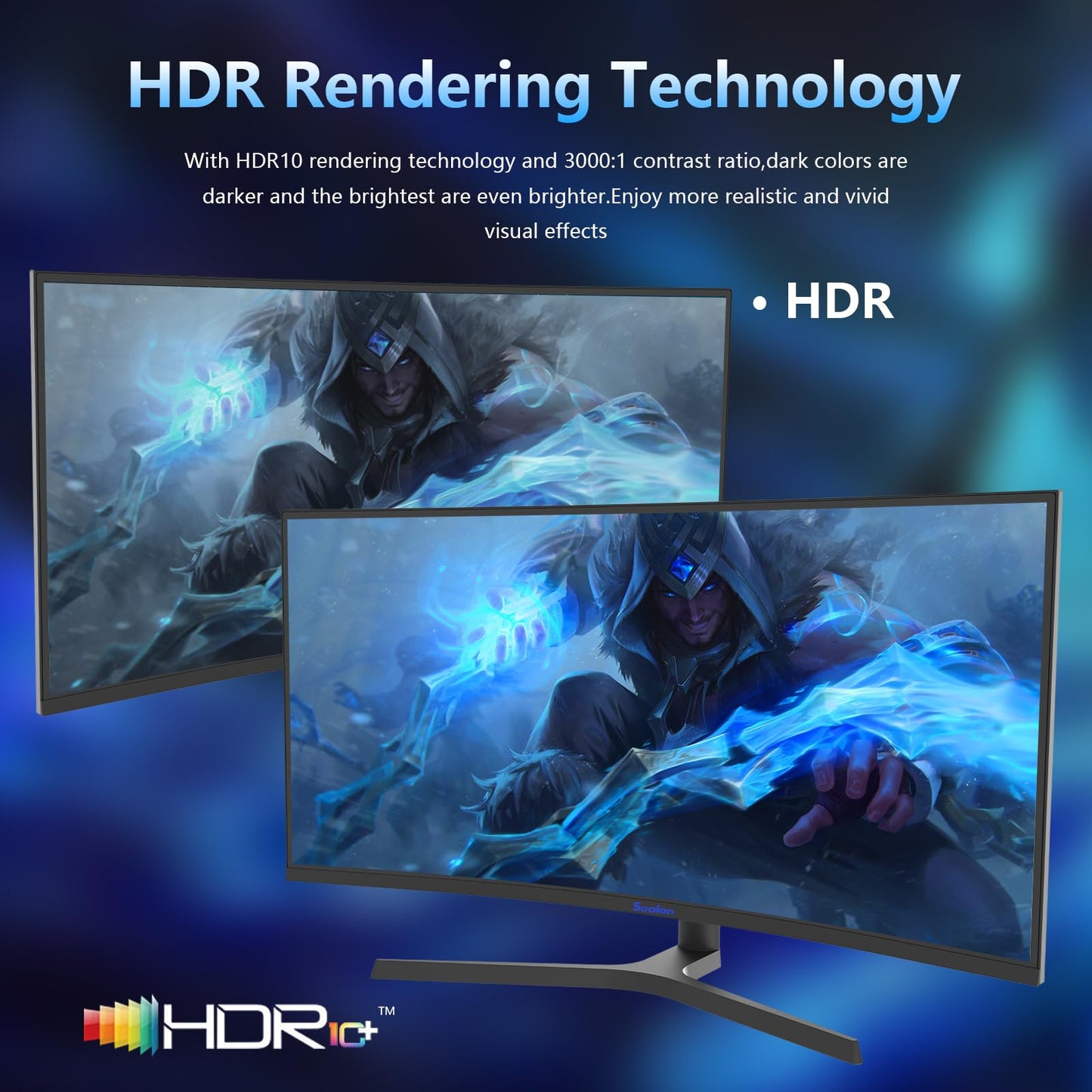 27 Inch IPS Gaming Monitor 100Hz Frameless 1080P HDMI