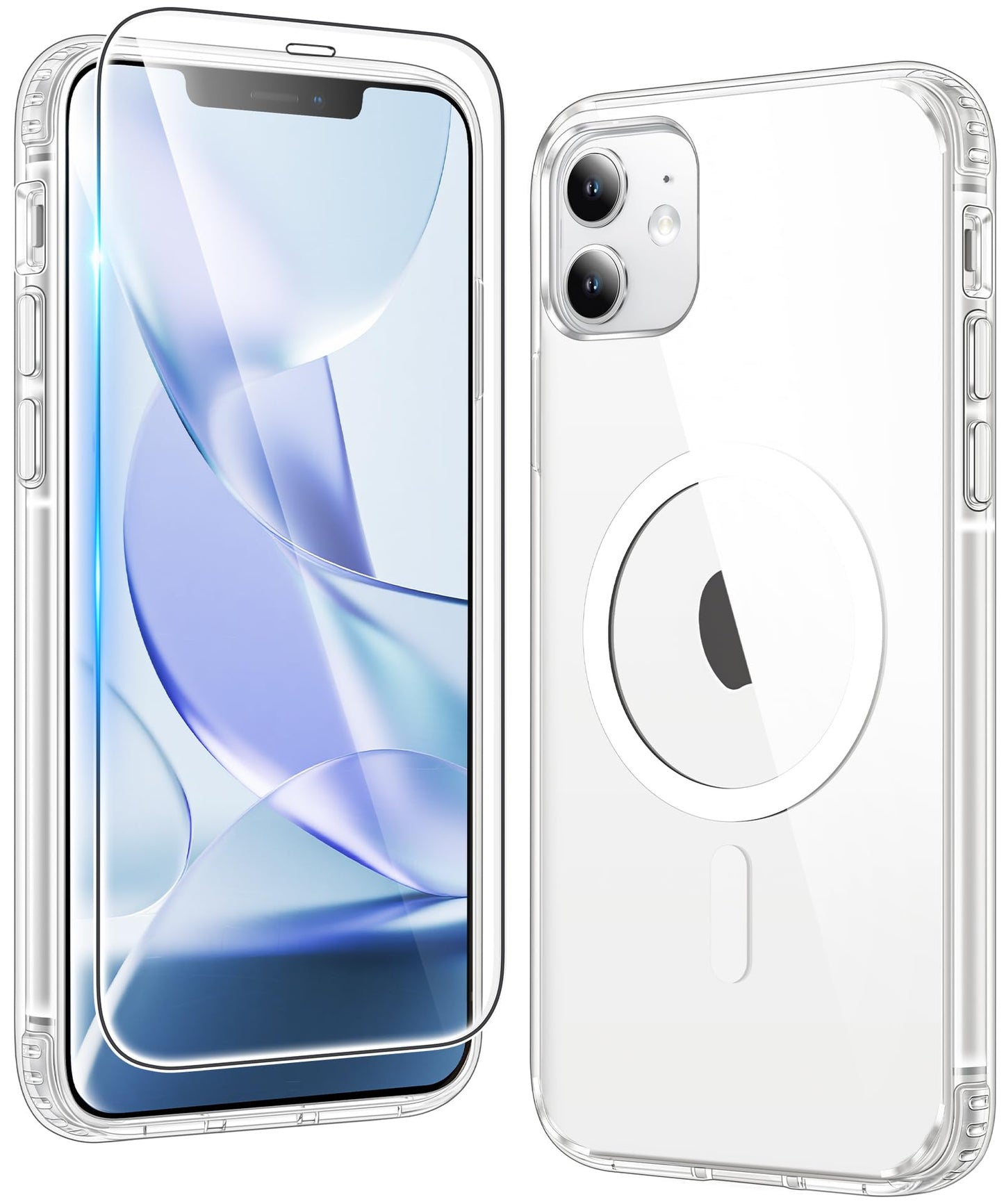 FNTCASE Clear Case For iPhone 17 Pro Max Screen Protector