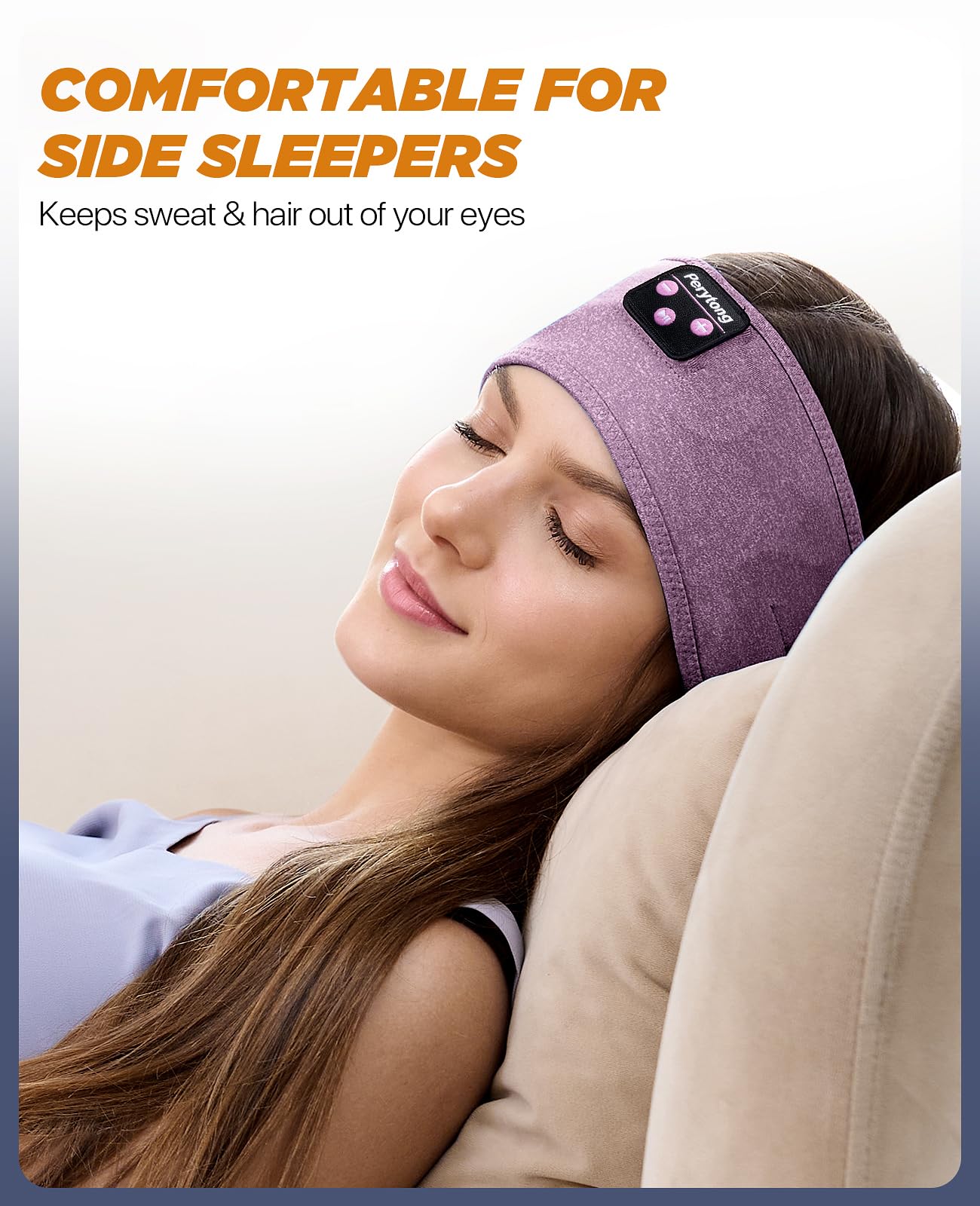 Perytong Sleep Headphones Wireless Bluetooth Headband