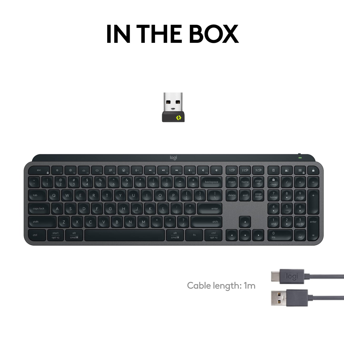Logitech MX Keys S Wireless Keyboard with Smart Backlighting