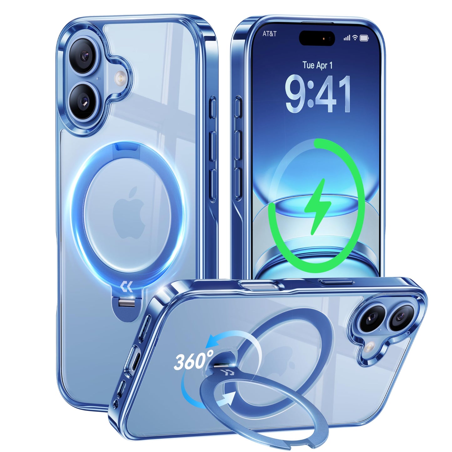Casekoo Cosmic Orange iPhone 17 Pro Max Case With Stand