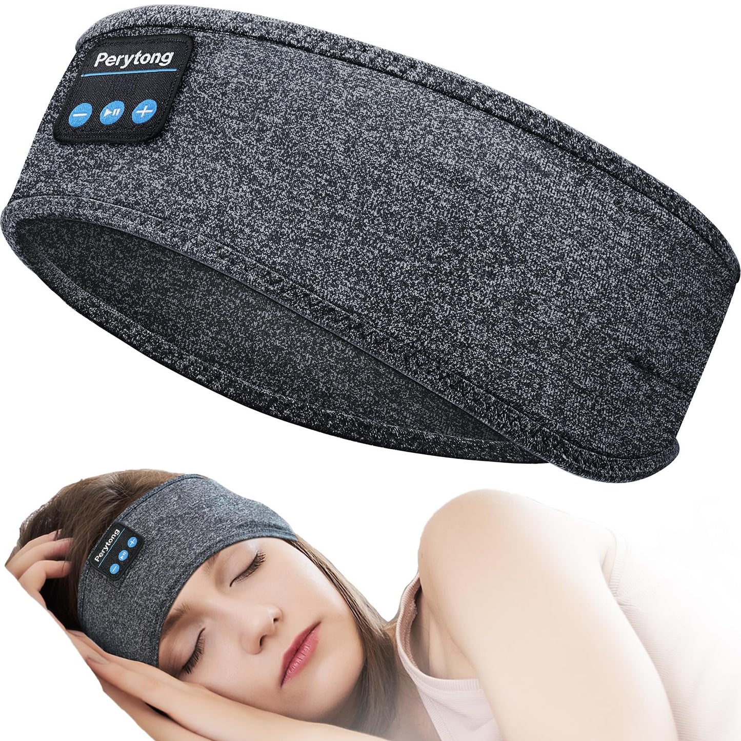 Perytong Sleep Headphones Wireless Bluetooth Headband