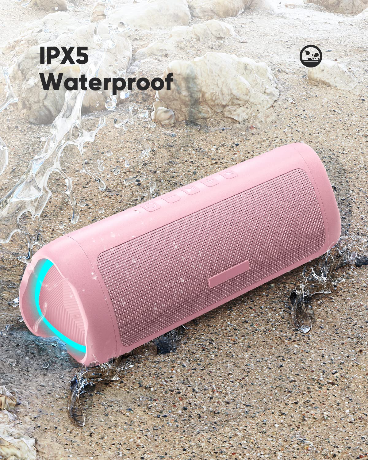 Bluetooth Speaker TWS Pair IPX5 Waterproof Portable 20H