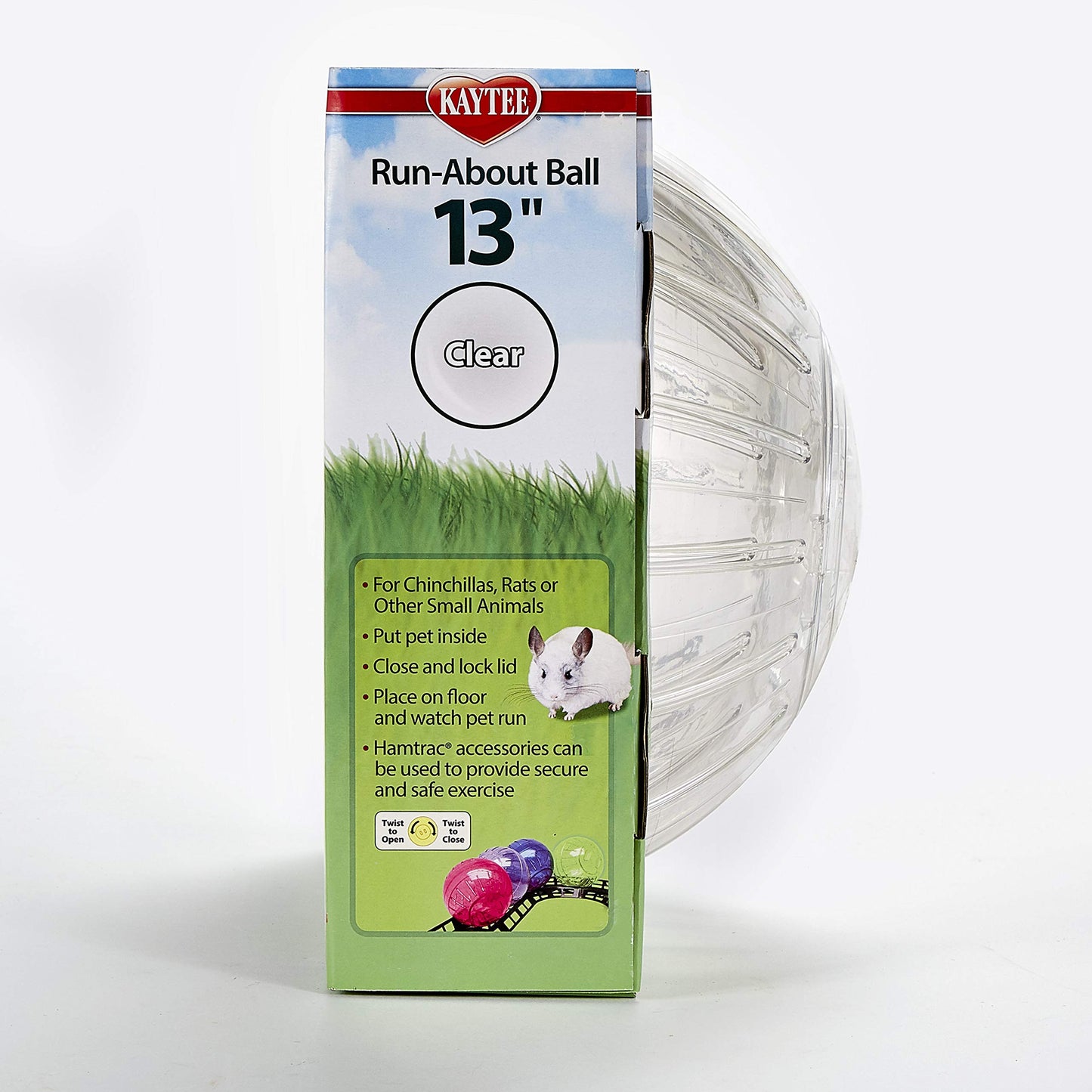 Kaytee 5 Inch Clear Exercise Ball for Dwarf Hamsters