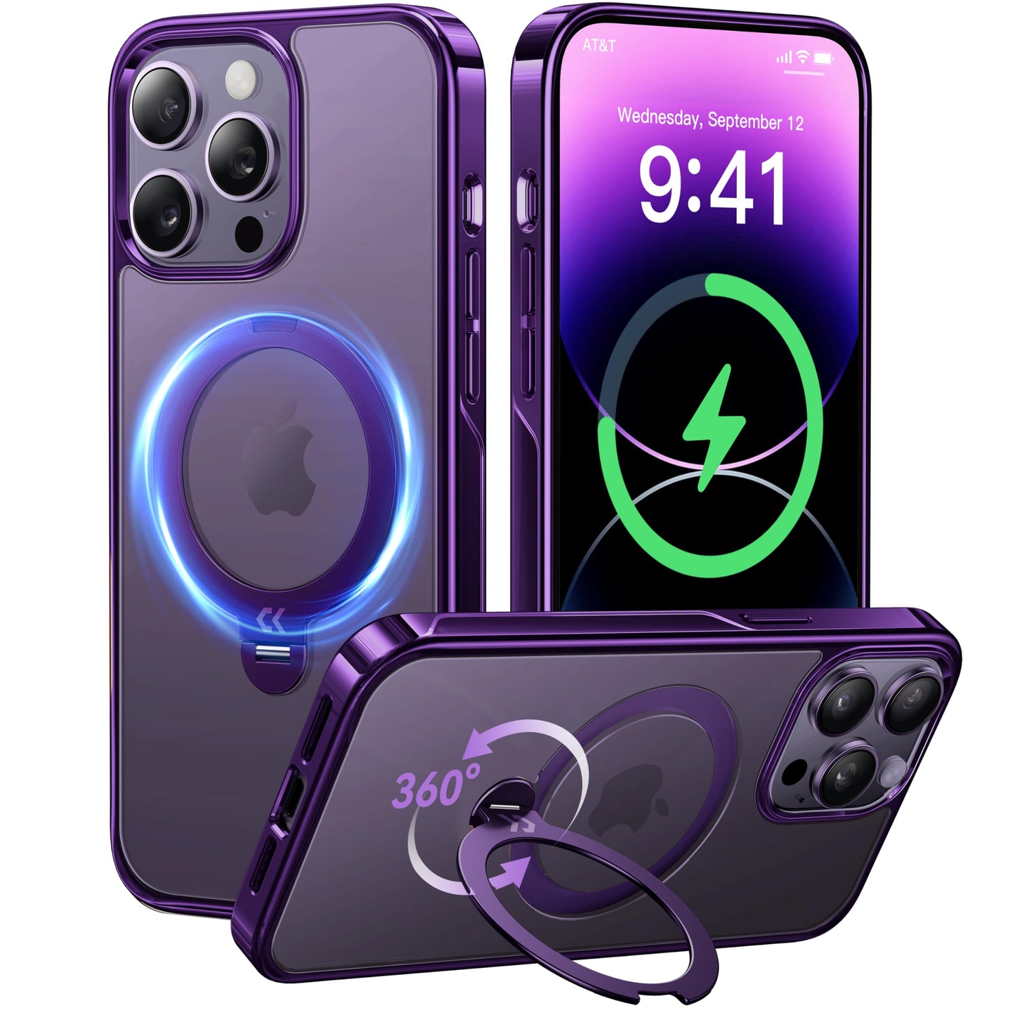 Casekoo Cosmic Orange iPhone 17 Pro Max Case With Stand
