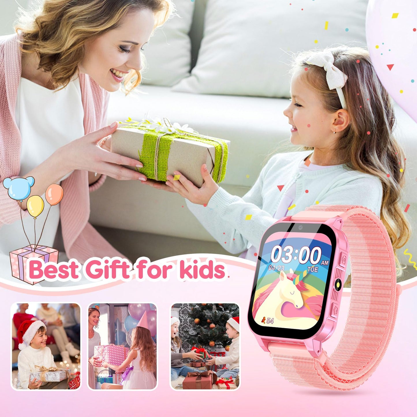 Kids Smartwatch With Educational Games And Camera HD