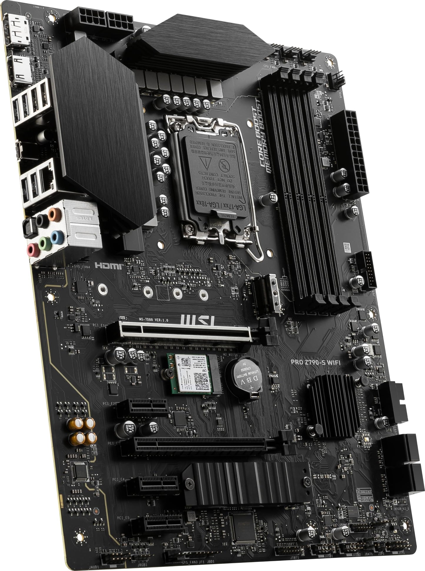 MSI PRO Z790-S WiFi Motherboard for High-Speed Gaming