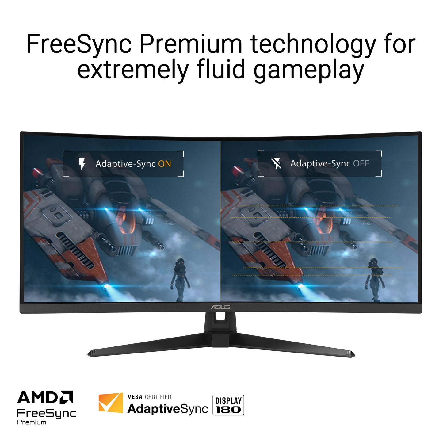 ASUS TUF Gaming 34 Inch Curved Monitor with 180Hz Refresh Rate