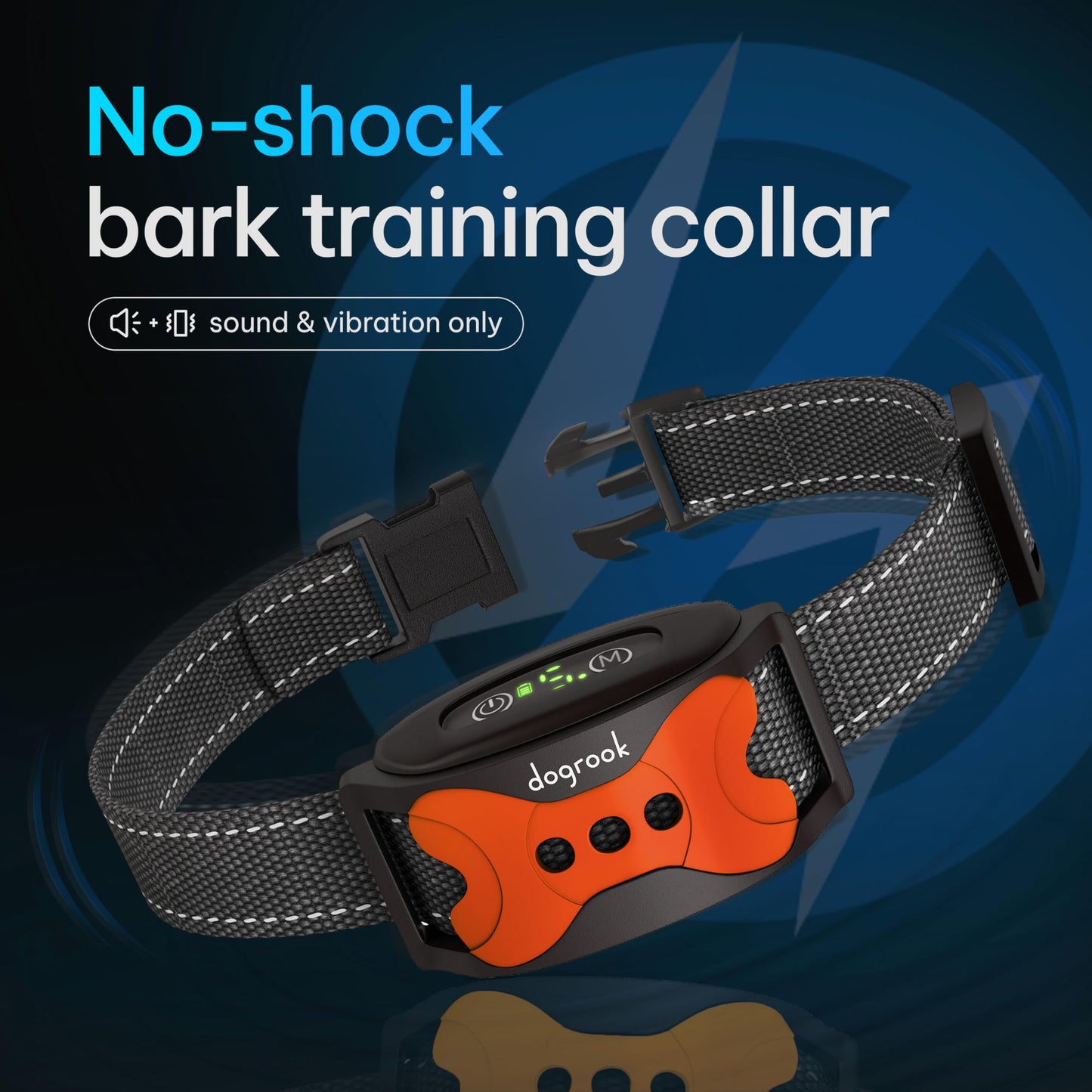 Rechargeable Dog Bark Collar with Beep and Vibration