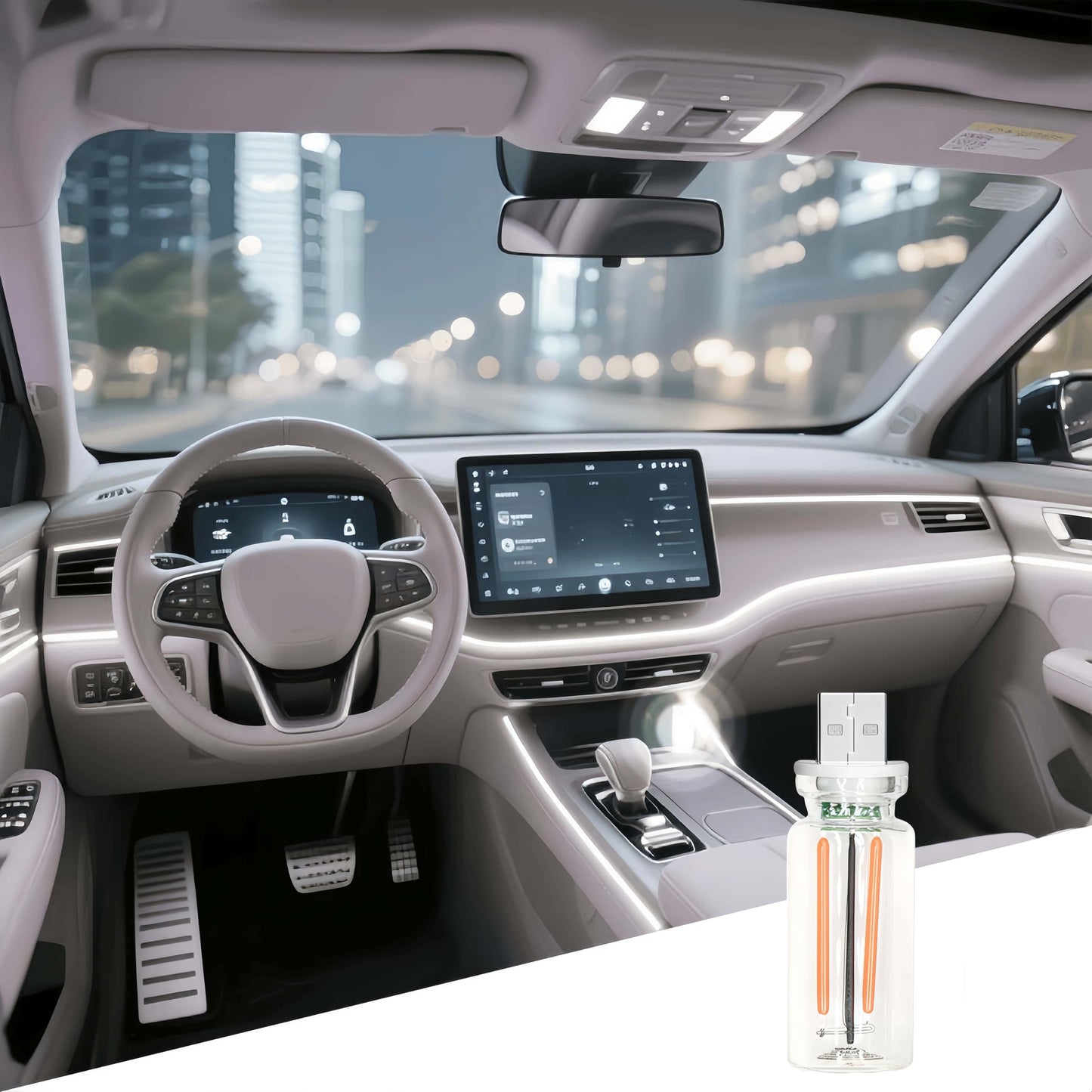 Retro Car Lamp Touch USB LED Night Light Ambient Decor Desk