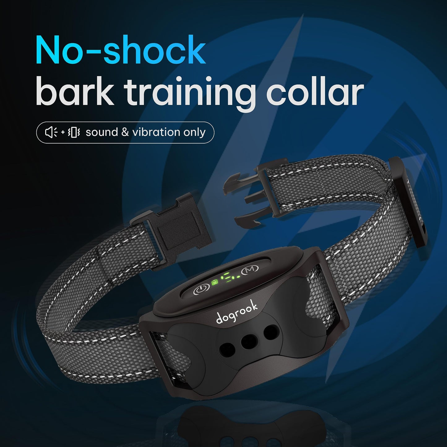 Rechargeable Dog Bark Collar with Beep and Vibration