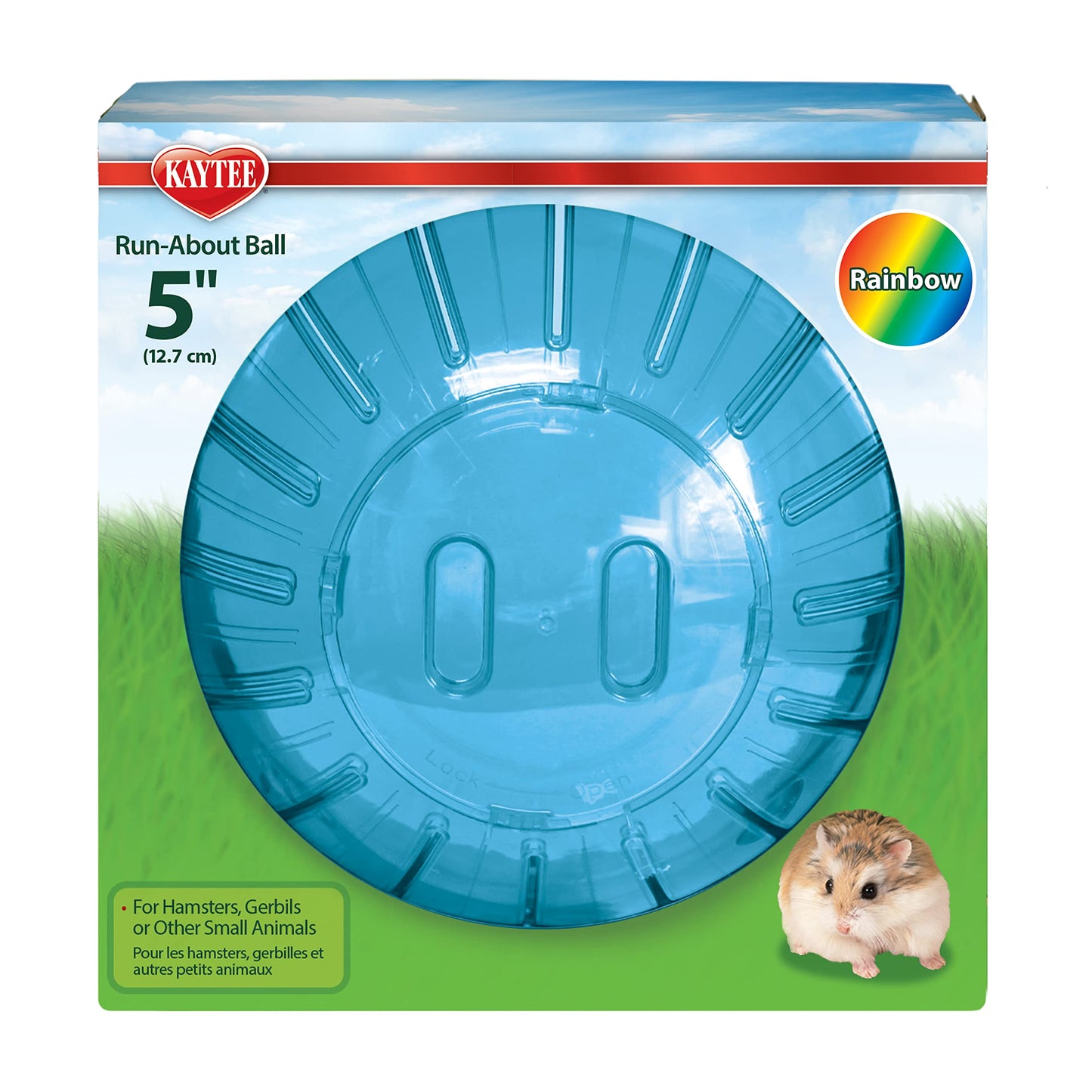 Kaytee 5 Inch Clear Exercise Ball for Dwarf Hamsters