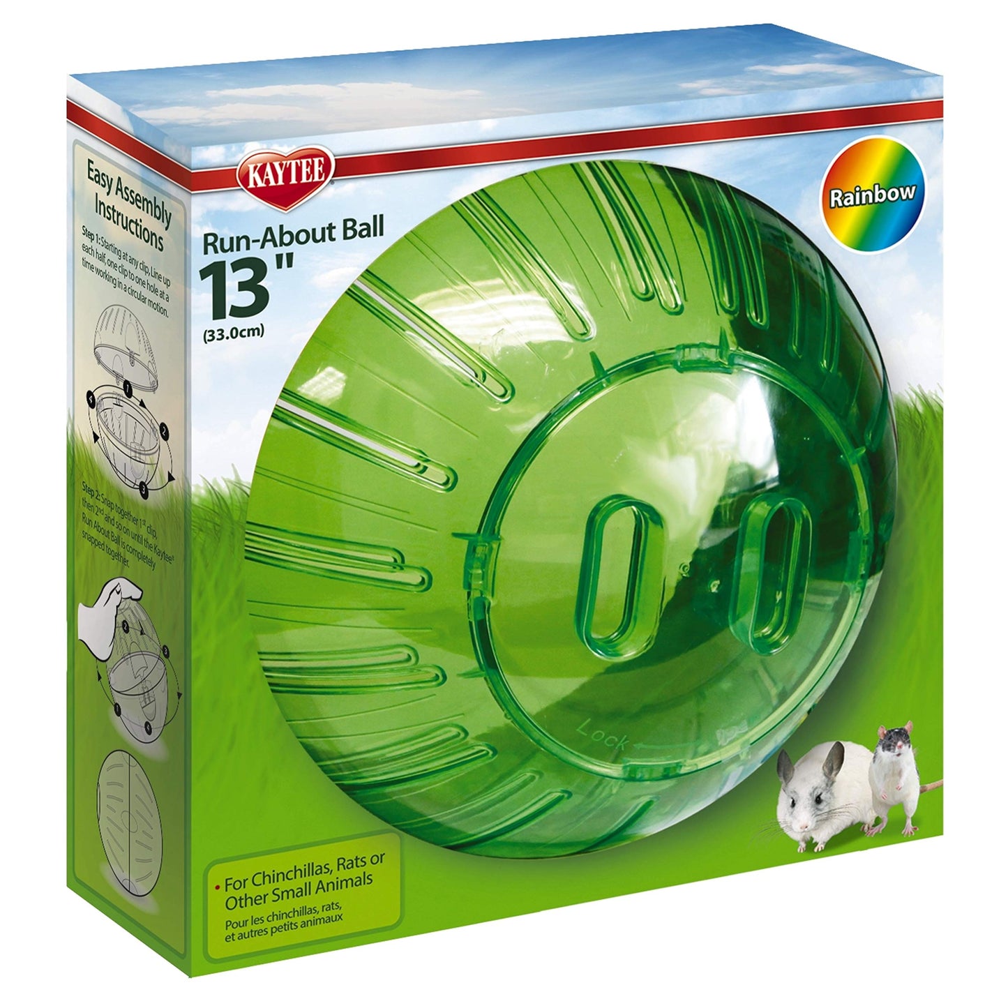 Kaytee 5 Inch Clear Exercise Ball for Dwarf Hamsters