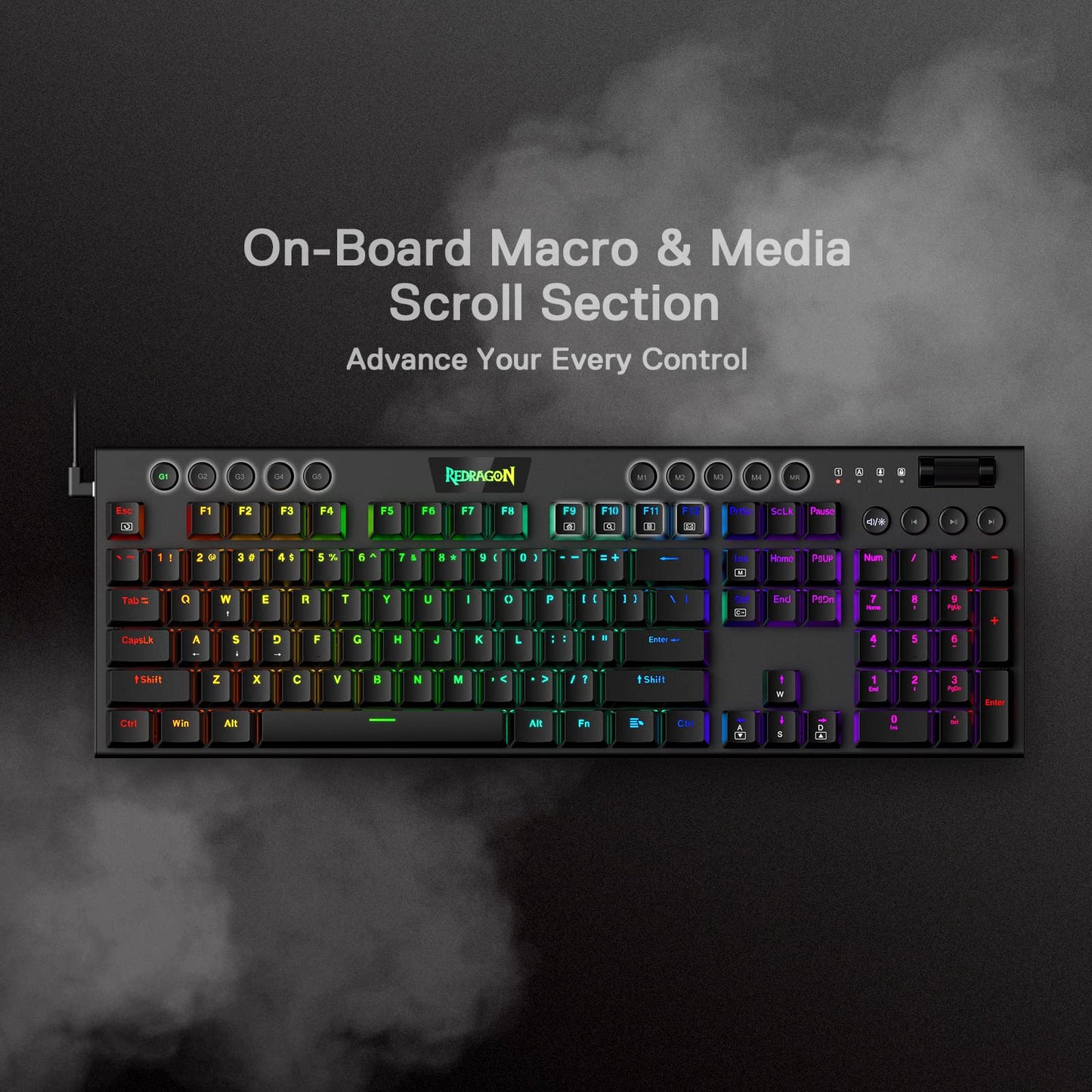 Redragon K618 Pro Wireless RGB Mechanical Keyboard