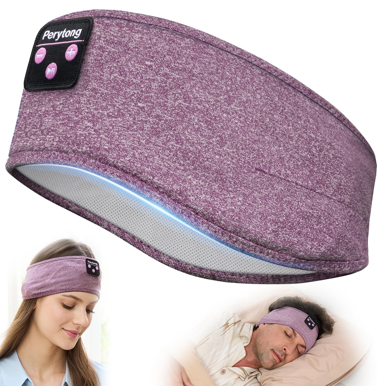 Perytong Sleep Headphones Wireless Bluetooth Headband