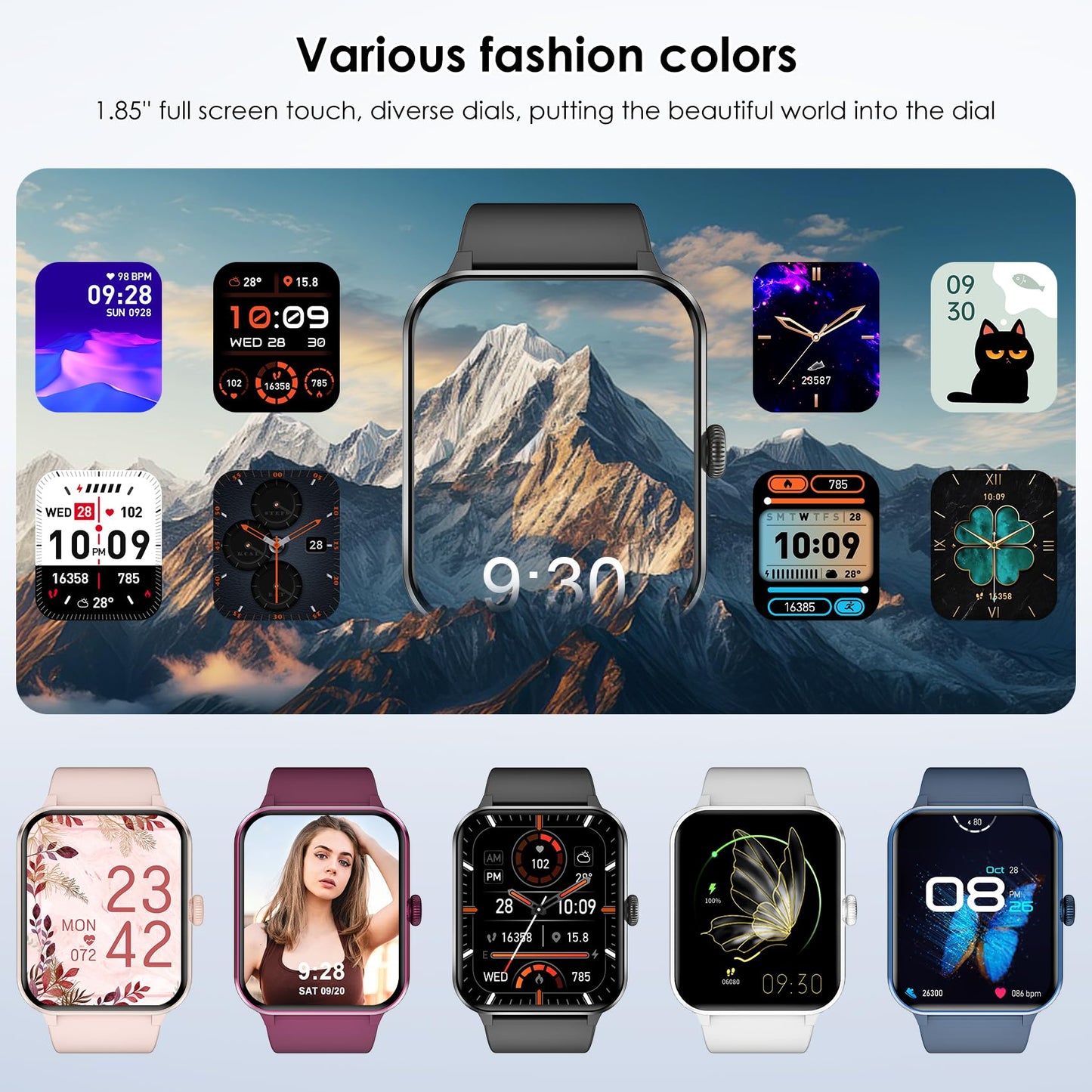 Smartwatch With Health Monitoring For Android And iOS