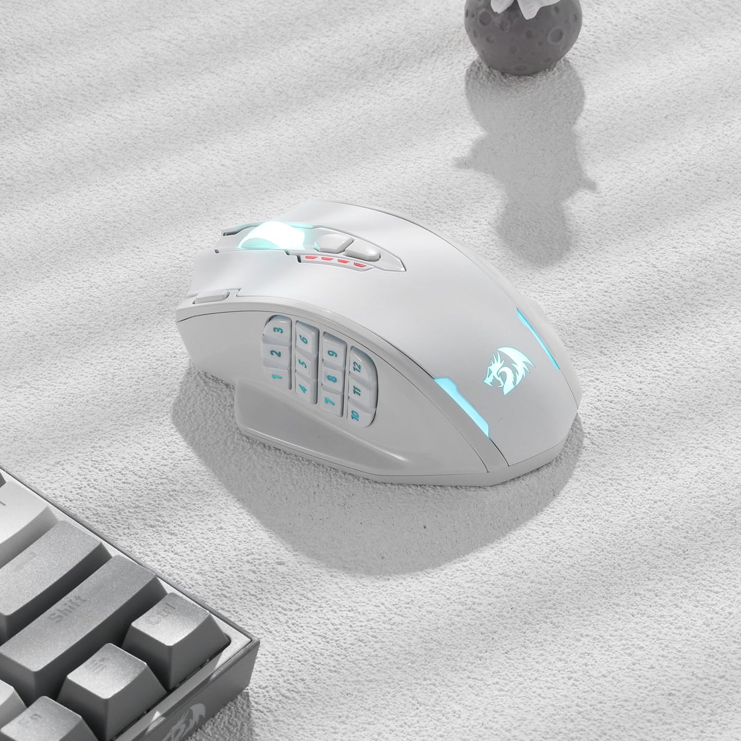 Redragon M908 RGB Gaming Mouse with 12 Programmable Buttons