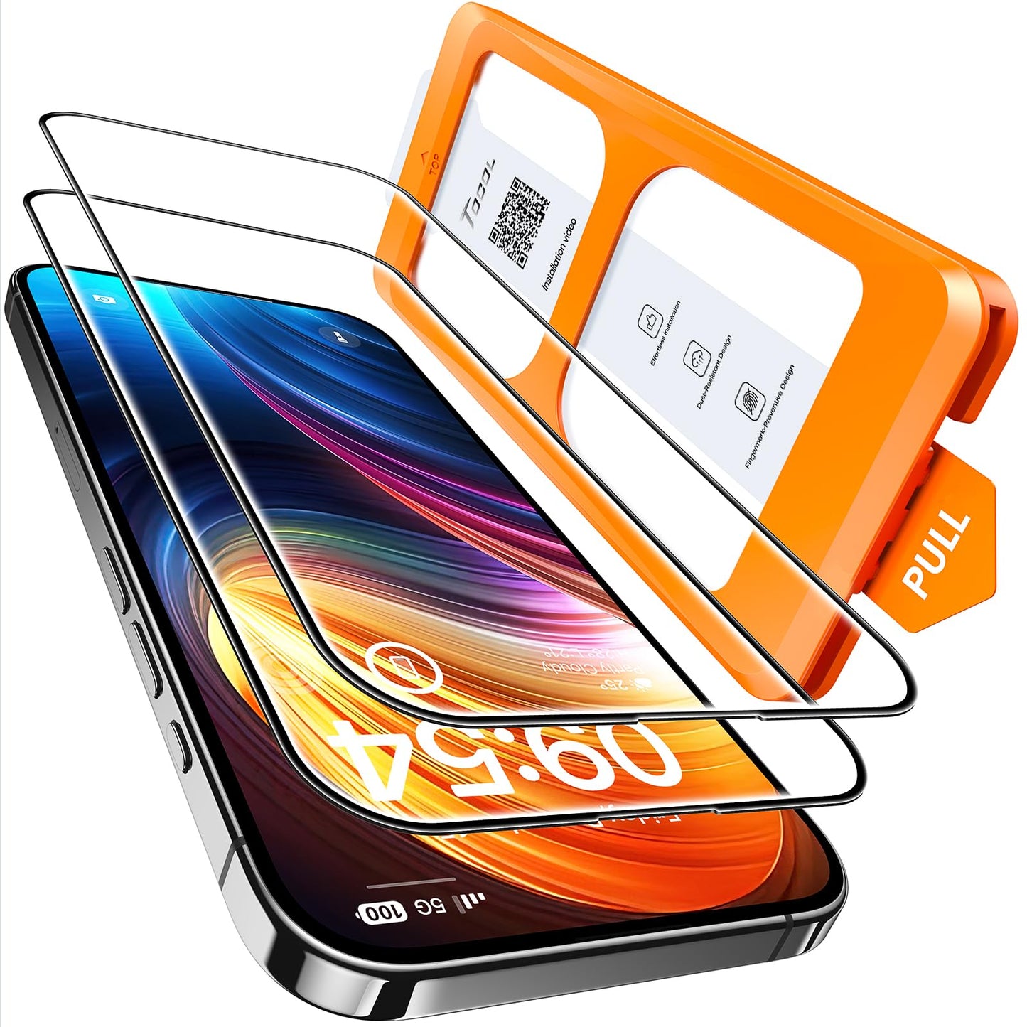 TOCOL iPhone 17 Pro Max Screen Protector 6.9 Inch Glass