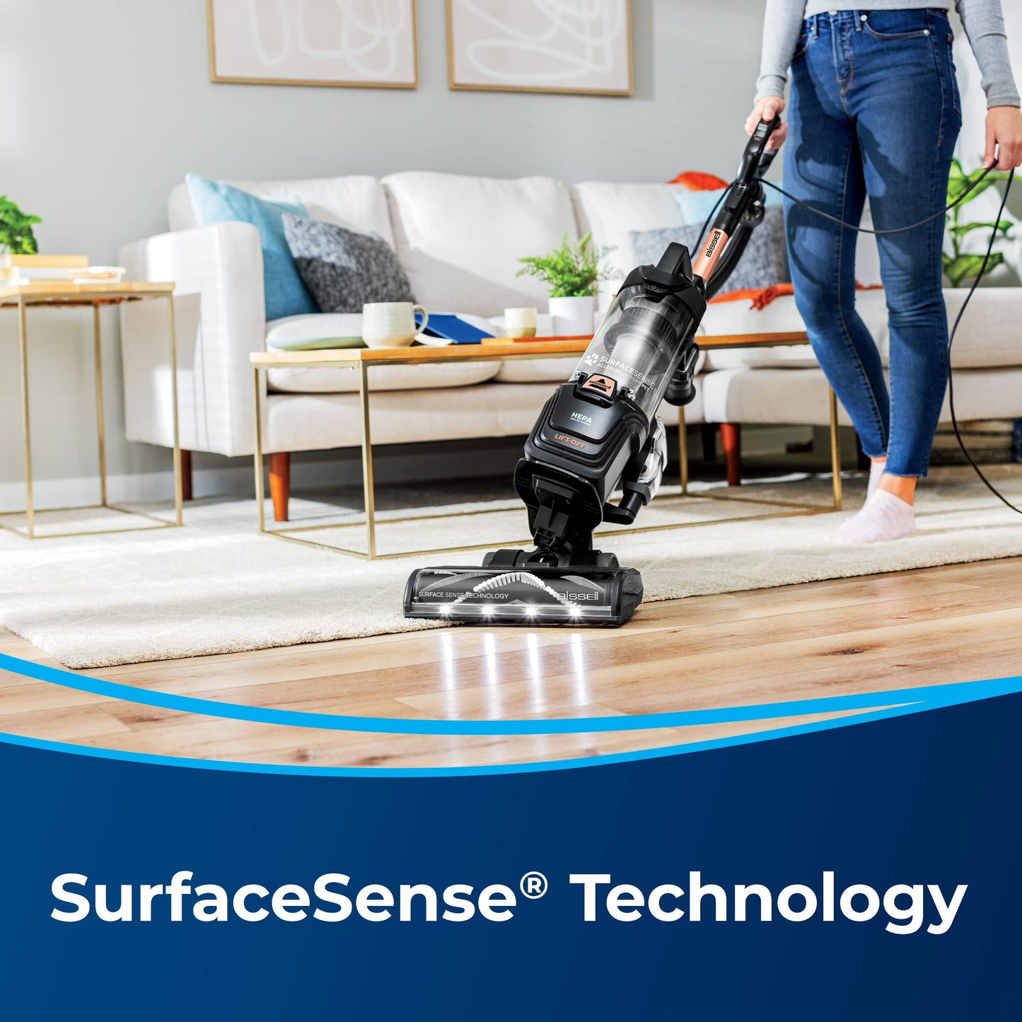 Bissell SurfaceSense Pet Vacuum with Lift-Off Technology