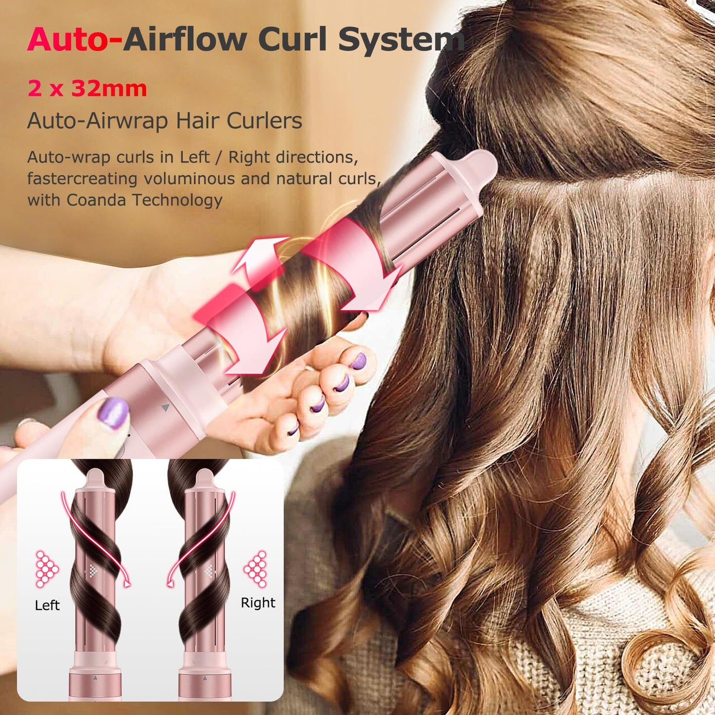 5 In 1 Hair Dryer Brush for Frizz Free Volume