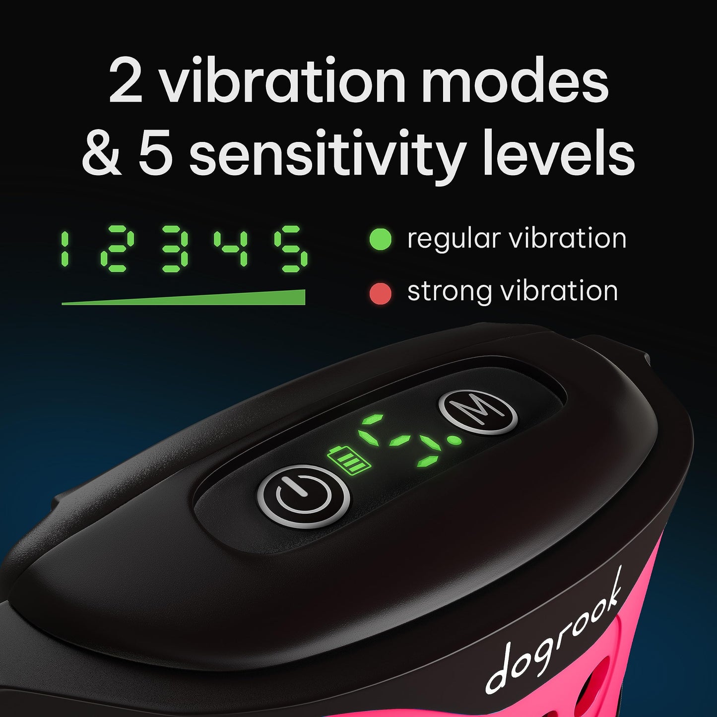 Rechargeable Dog Bark Collar with Beep and Vibration