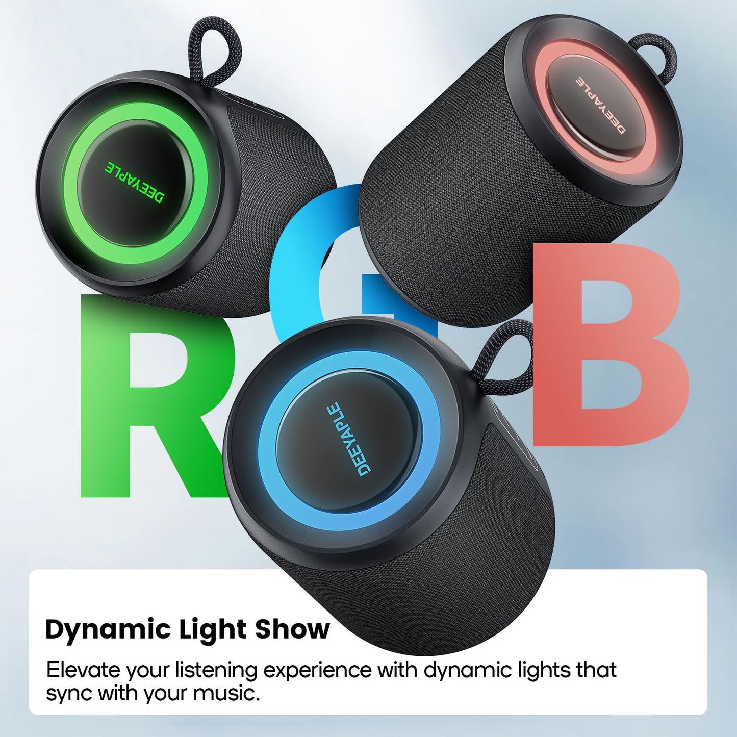Bluetooth Speaker Waterproof IP67 15W Stereo Sound 2500mAh