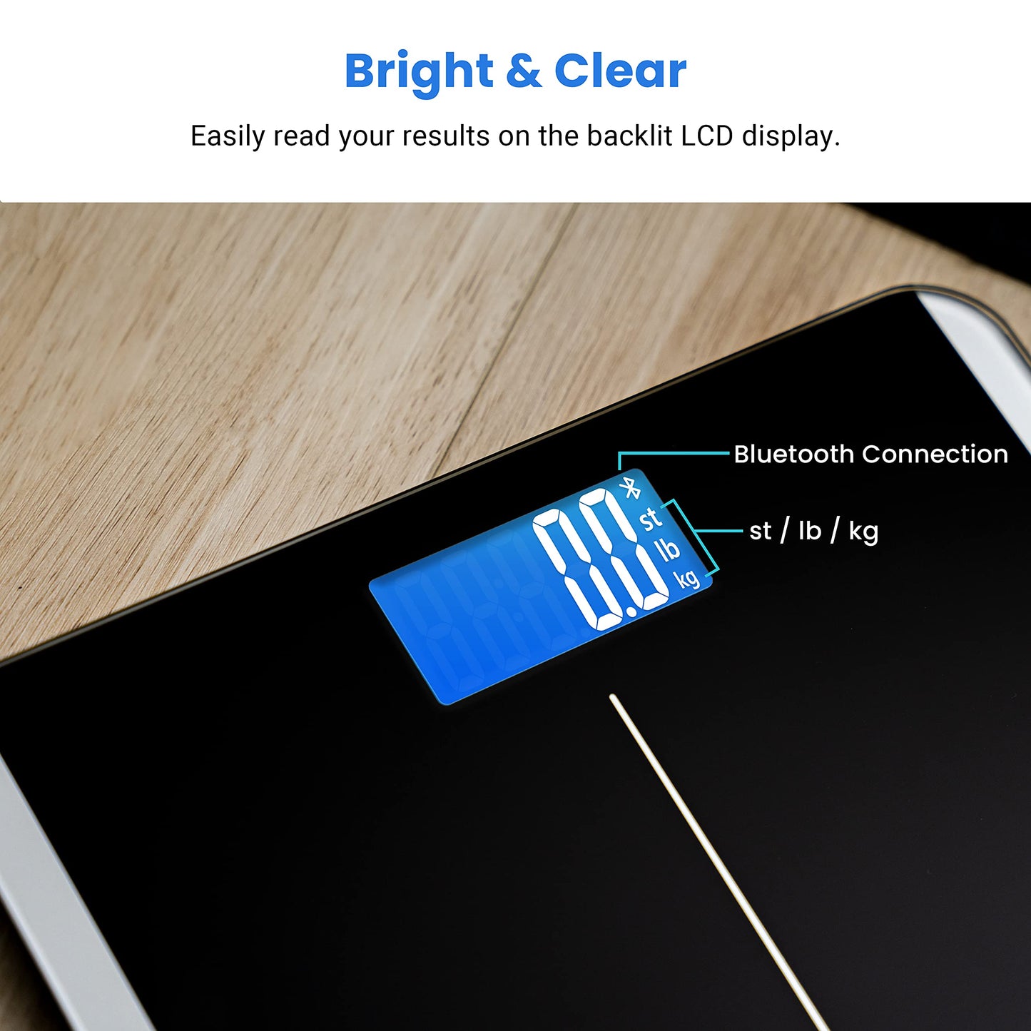 Smart Body Weight Scale with Accurate BMI Tracking