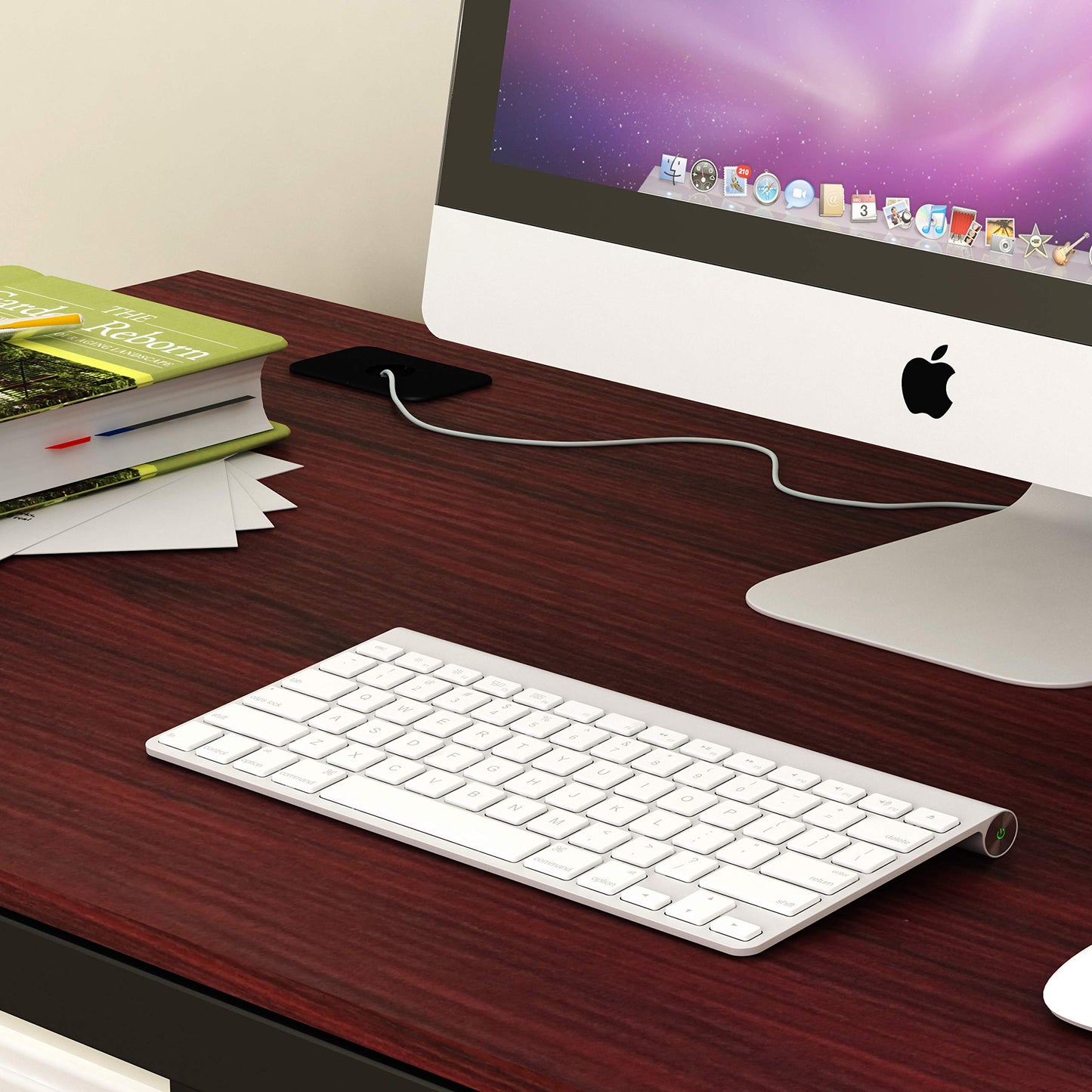 55 Inch Espresso Office Computer Desk for Professionals