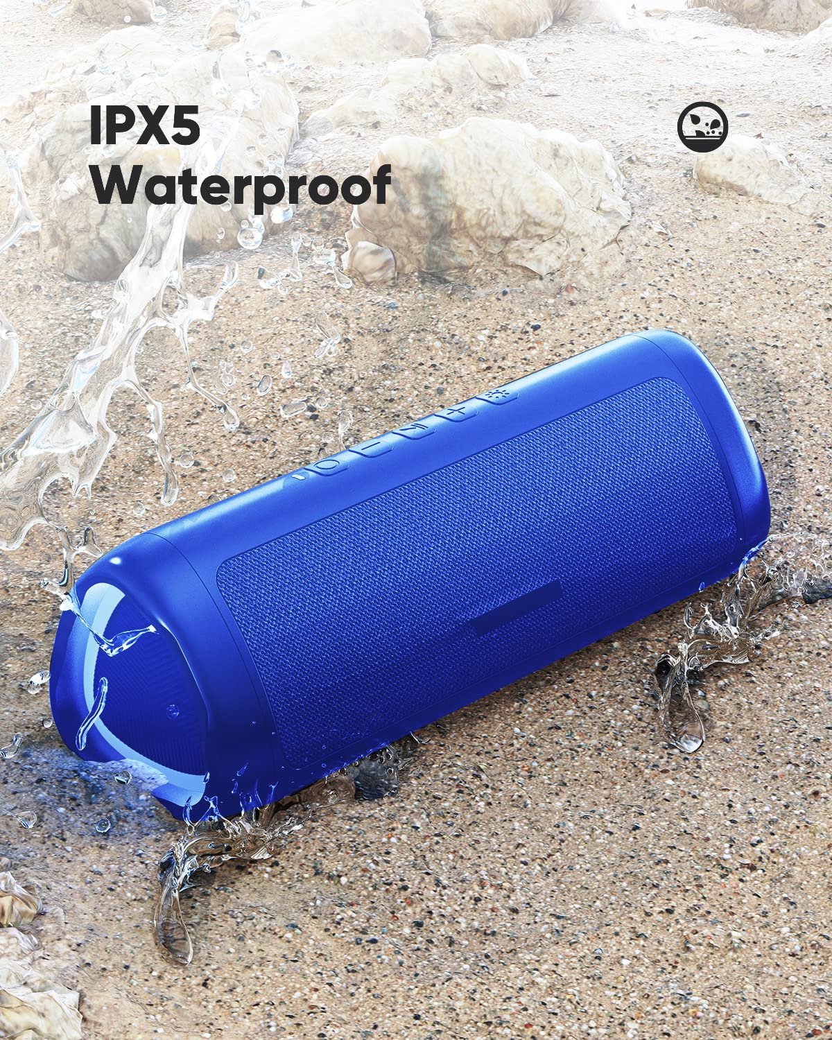 Bluetooth Speaker TWS Pair IPX5 Waterproof Portable 20H