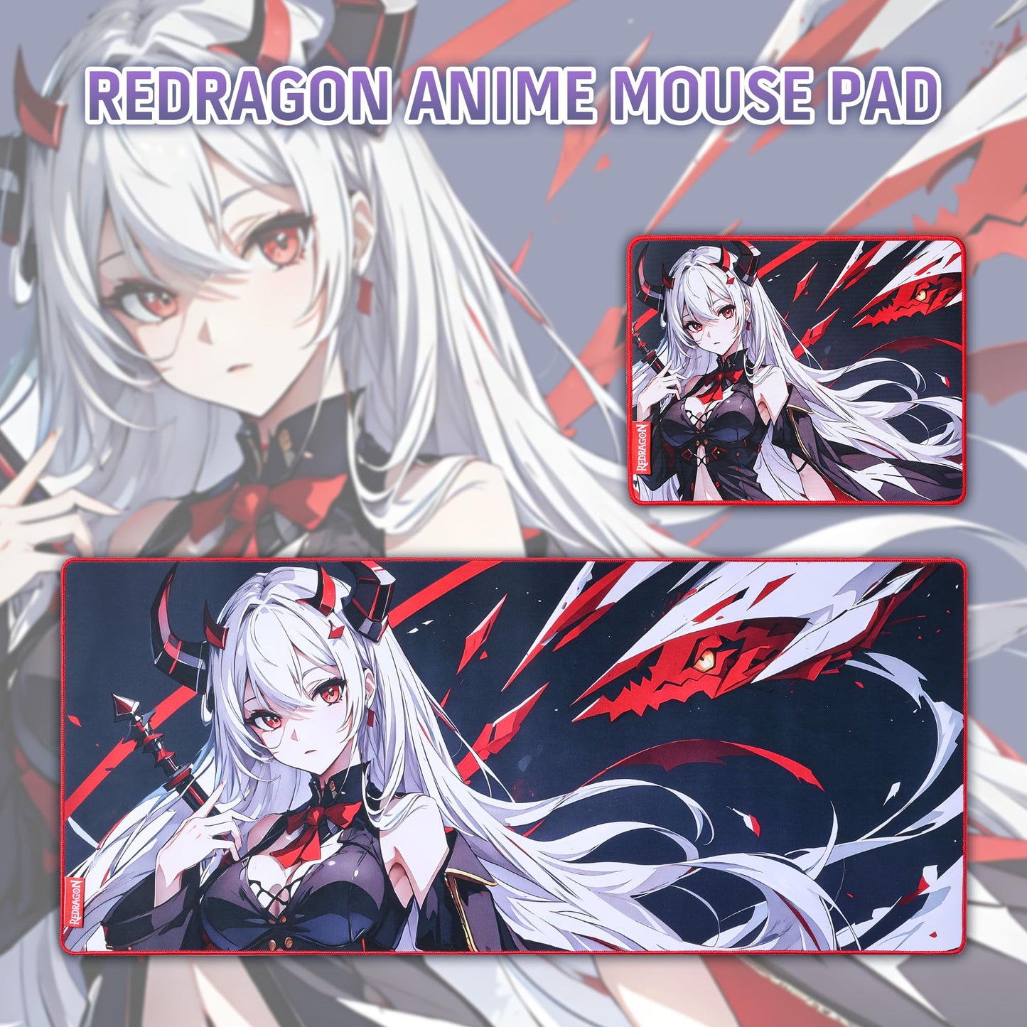 Redragon Anime Gaming Mouse Pad With Smooth Surface