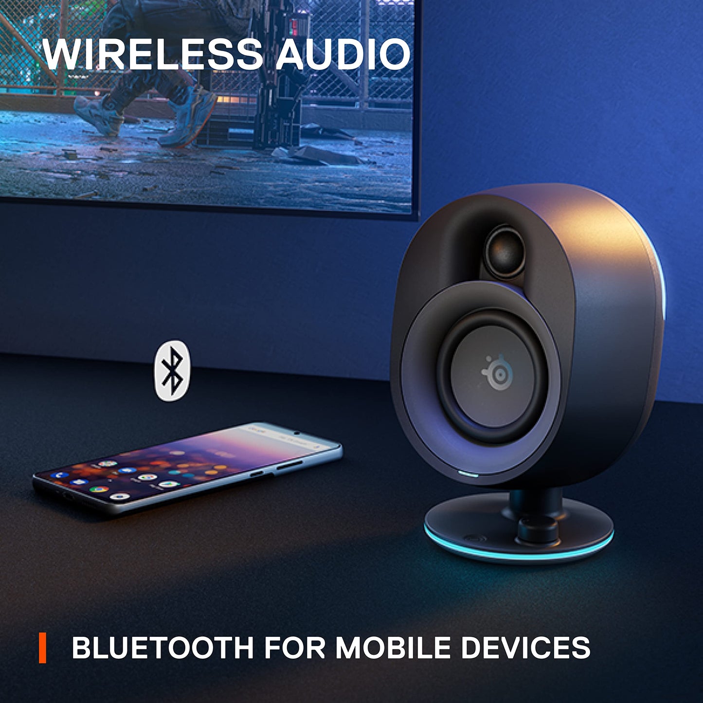 SteelSeries Arena 3 Gaming Speakers with Immersive Audio