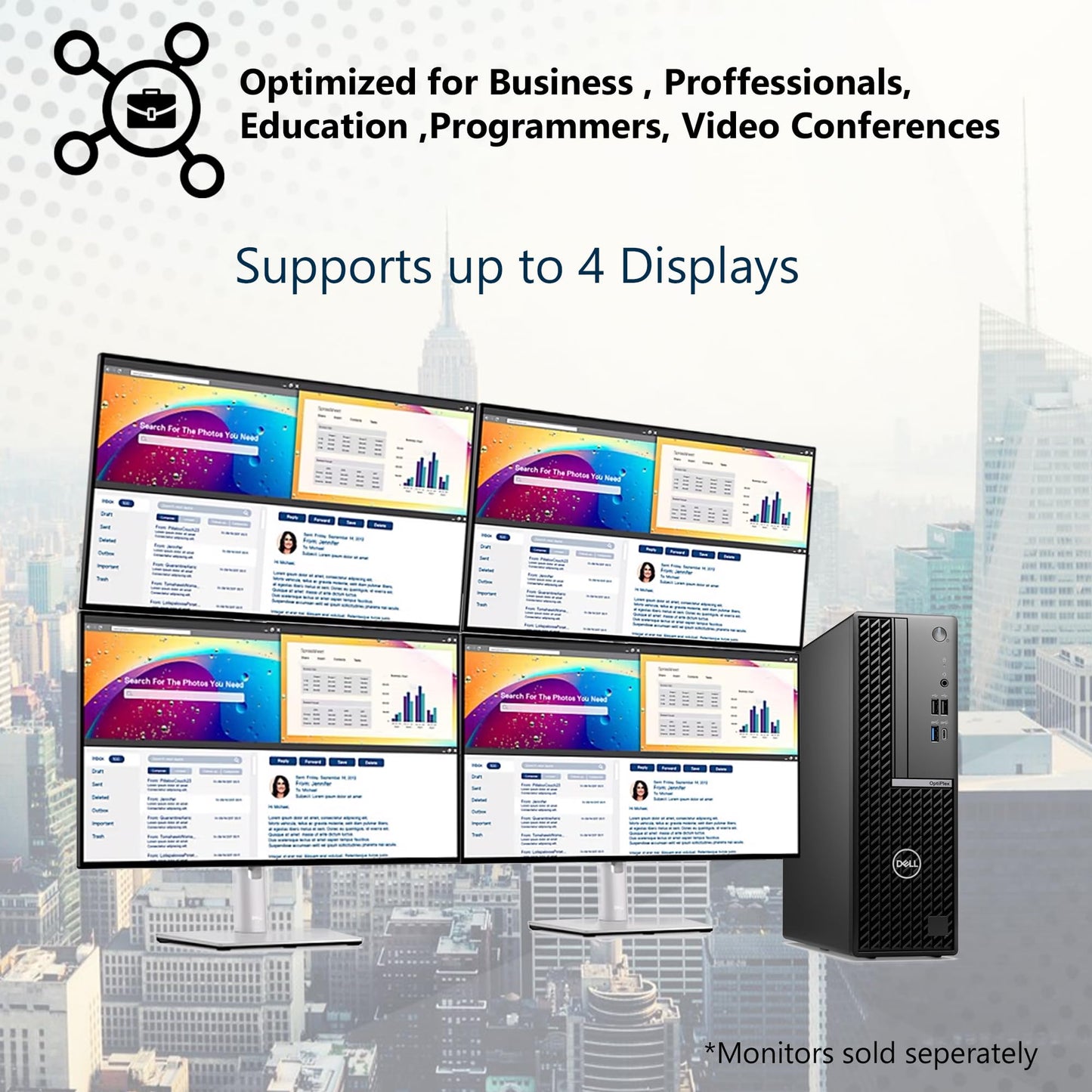 Dell Optiplex 7020 SFF Desktop with 16GB RAM