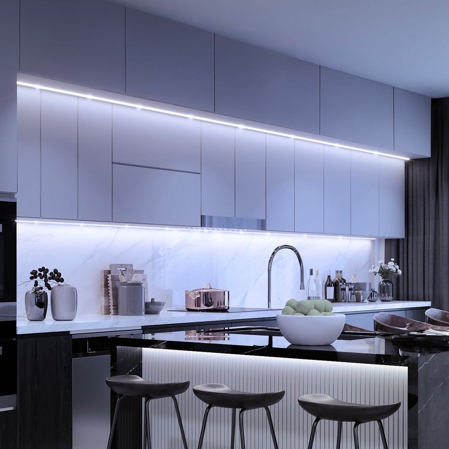 Dimmable RGB Color LED Tape Light For Indoor Ambiance