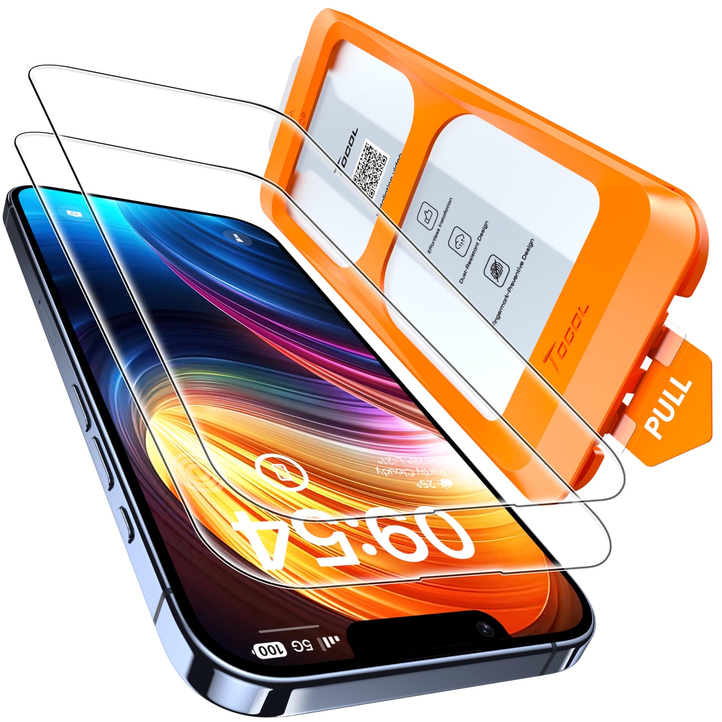 TOCOL iPhone 17 Pro Max Screen Protector 6.9 Inch Glass