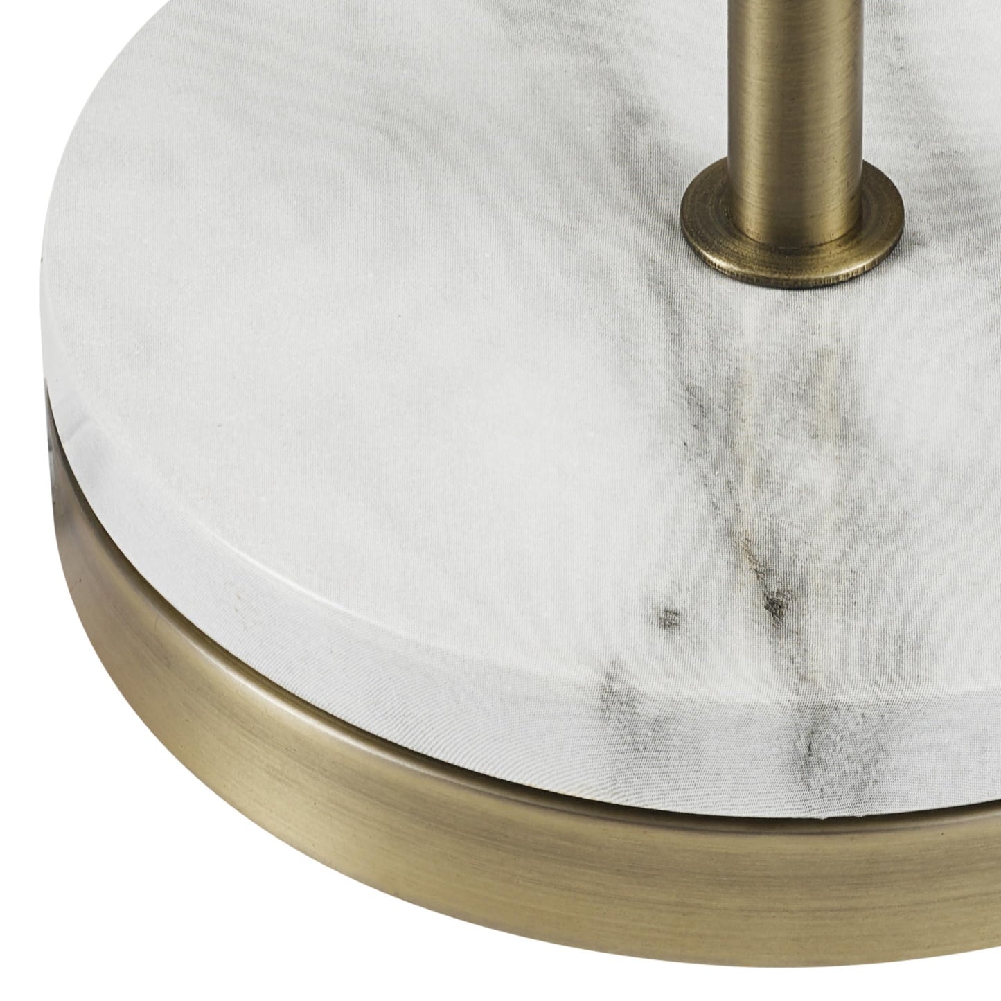 Metallic Gray Table Lamp with Dual Pull Chains for Versatile Lighting