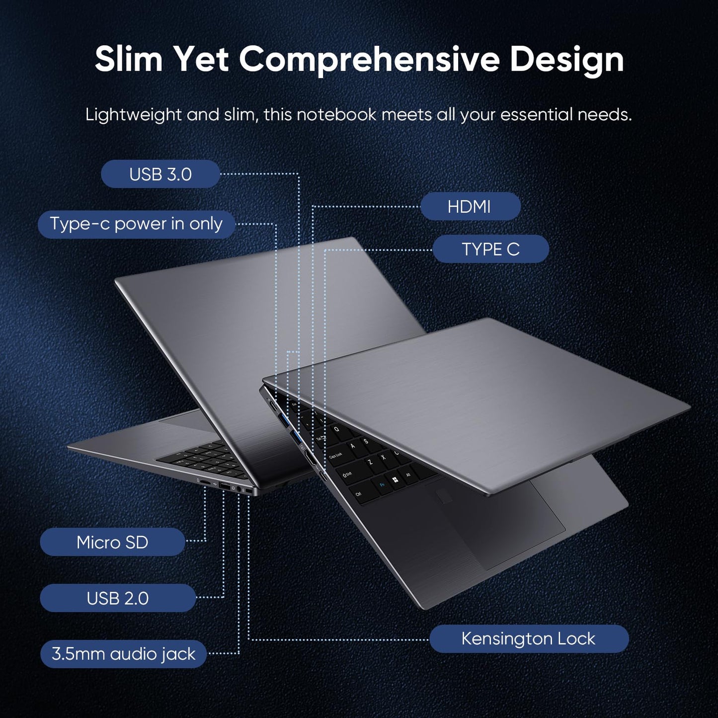 Coolby 15 Inch Windows Laptop Intel N95 12GB RAM 256GB SSD