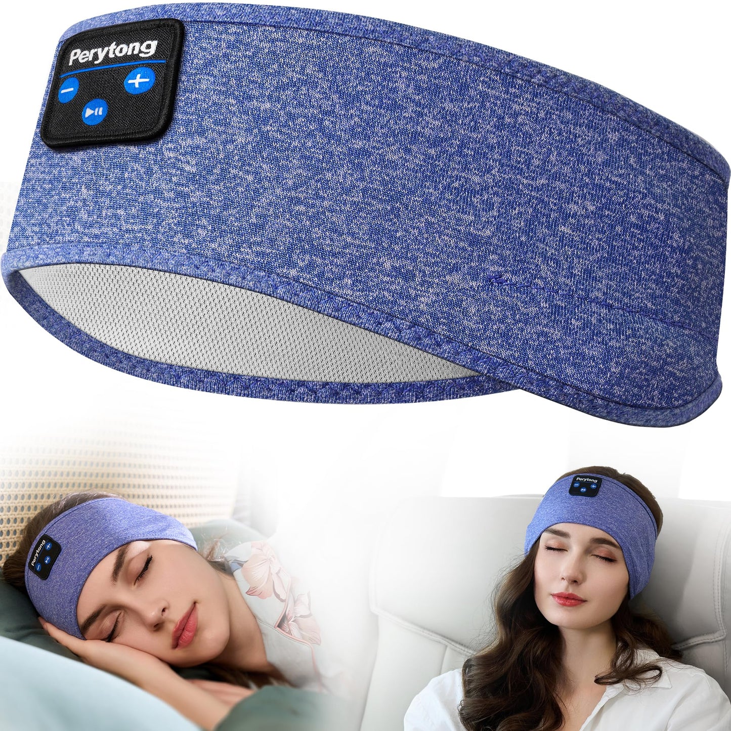 Perytong Sleep Headphones Wireless Bluetooth Headband