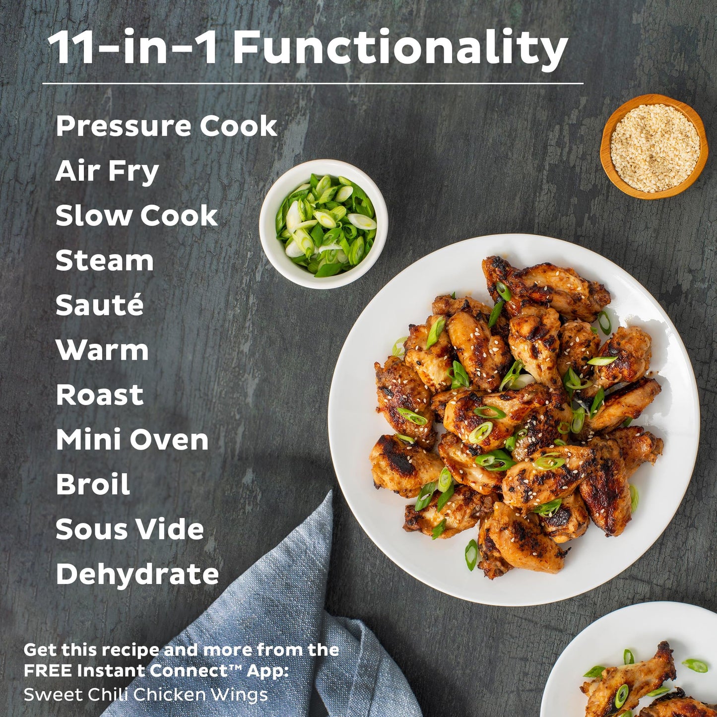 Instant Pot Duo Crisp 11 in 1 Pressure Cooker and Air Fryer