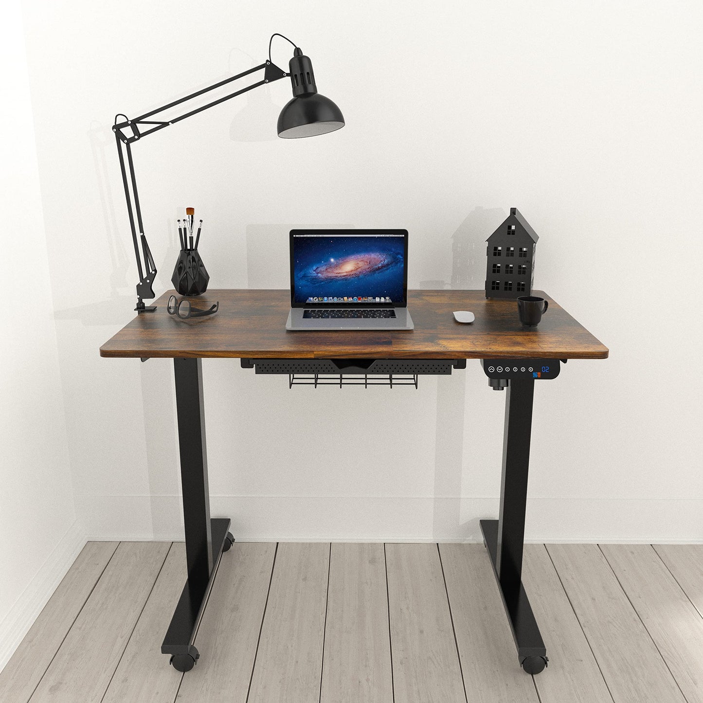 40 Inch Electric Height Adjustable Sit to Stand Desk