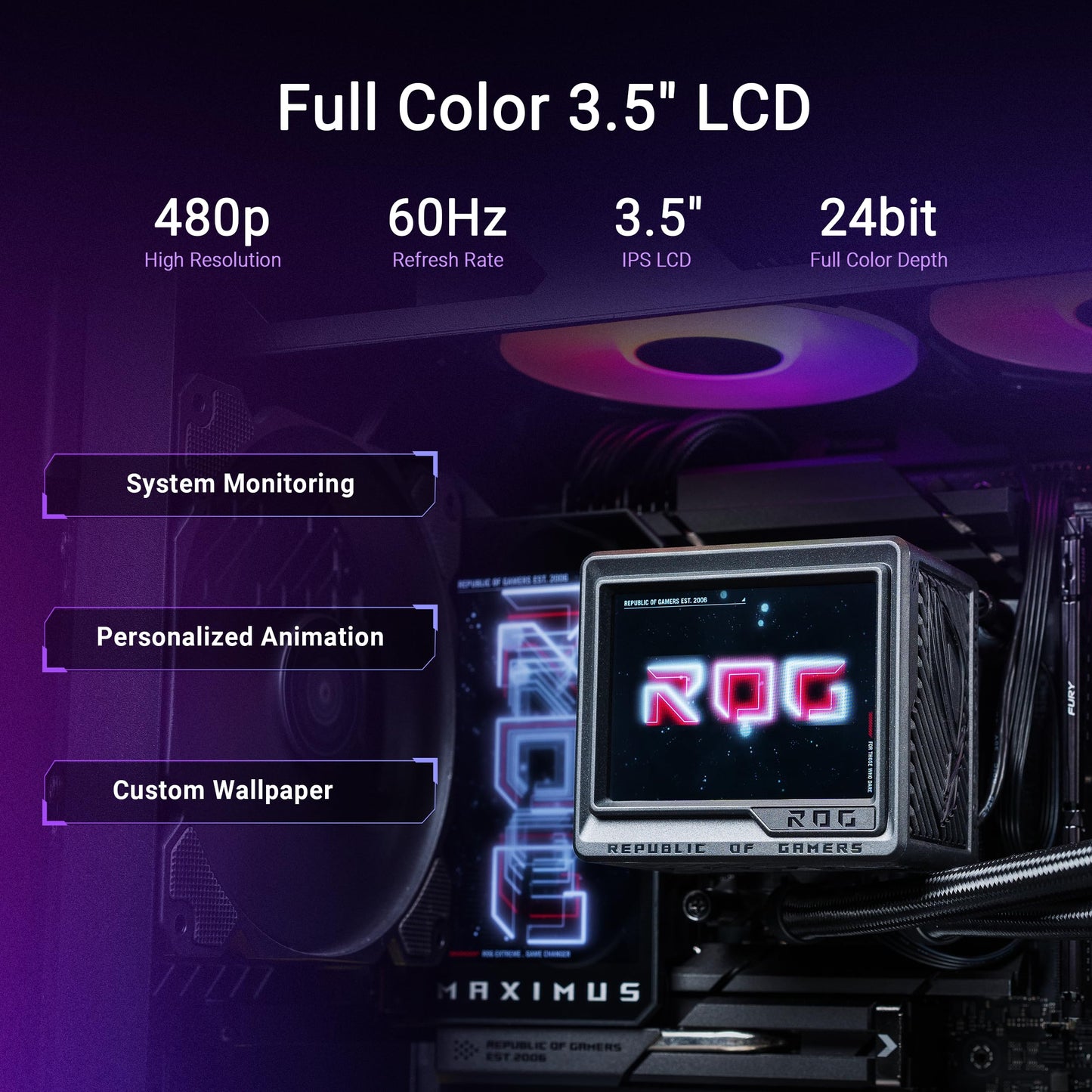 ASUS ROG Ryujin III 360 ARGB Liquid CPU Cooler