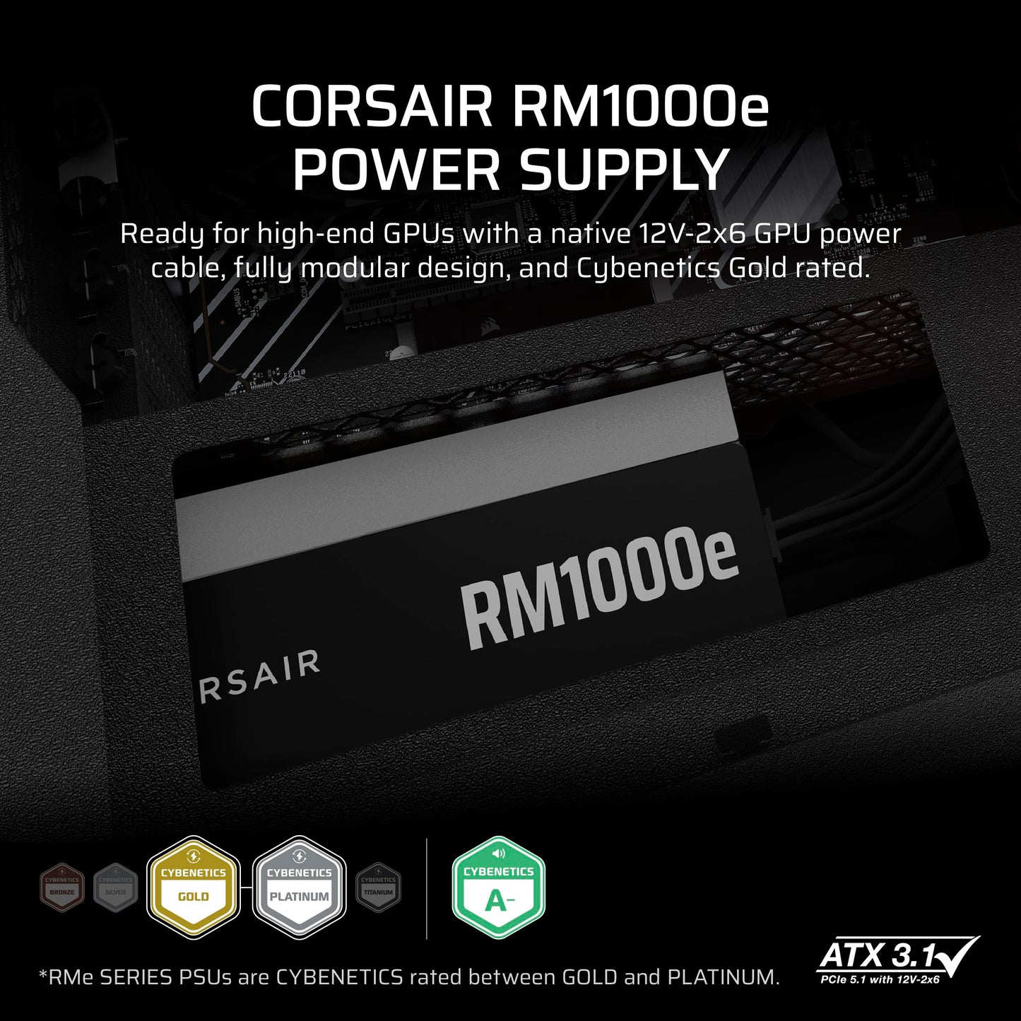 Corsair RM650e Fully Modular Low Noise Power Supply