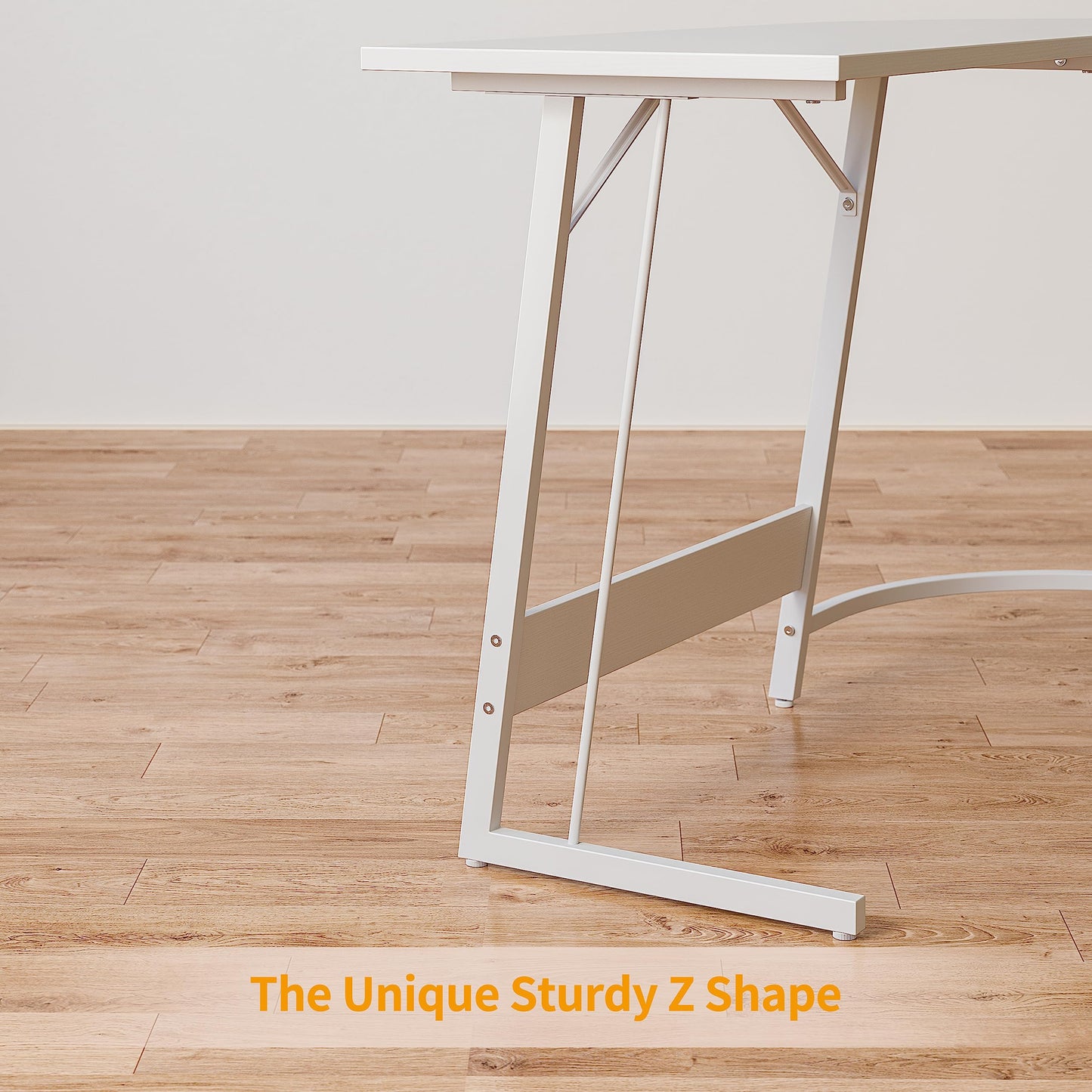 CubiCubi L Shaped Gaming Desk with Carbon Fiber Surface