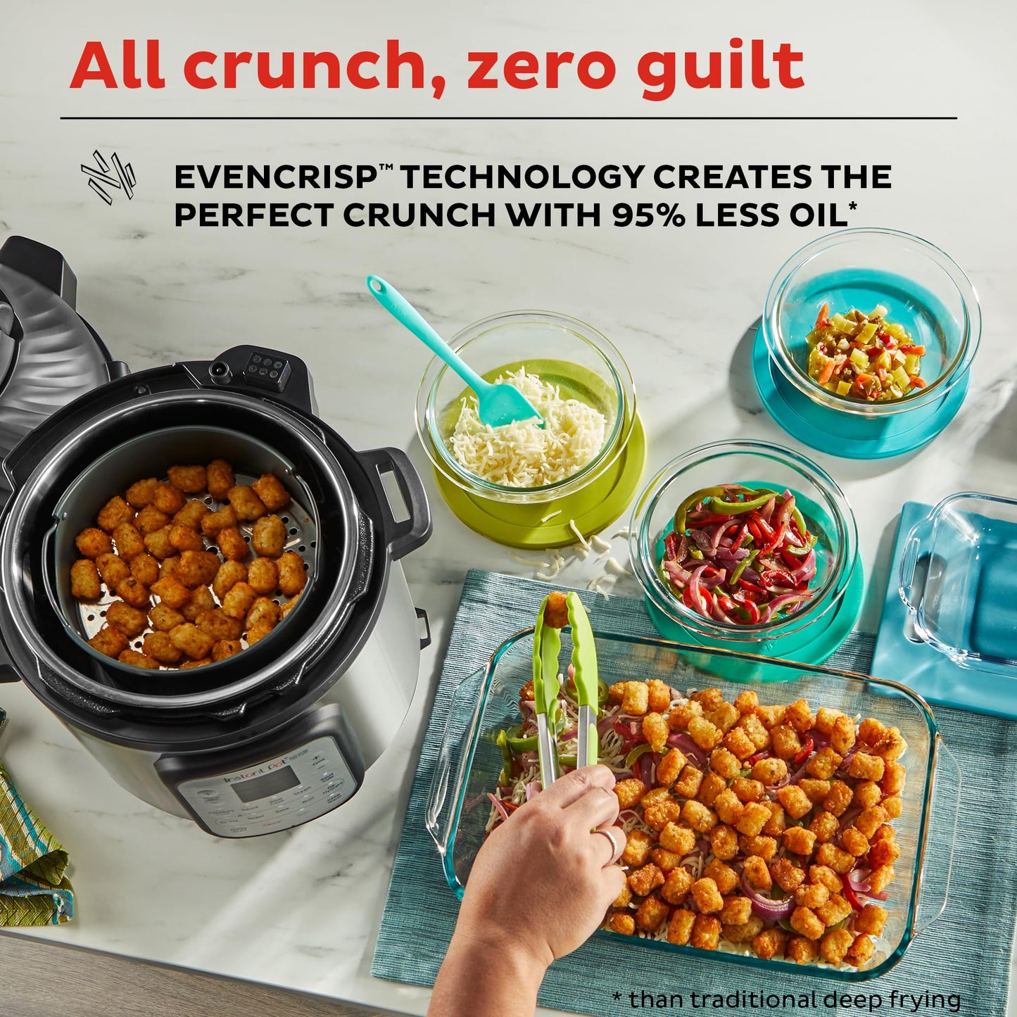 Instant Pot Duo Crisp 11 in 1 Pressure Cooker and Air Fryer