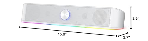 Redragon GS560 RGB Desktop Soundbar with Dynamic Lighting