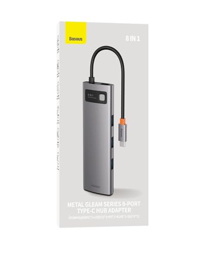 Baseus 4K Multiport Docking Station Dual HDMI DP USB Hub PD