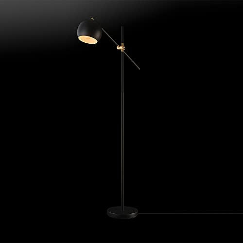 Molly Floor Lamp with Matte Black Finish and Slim Profile
