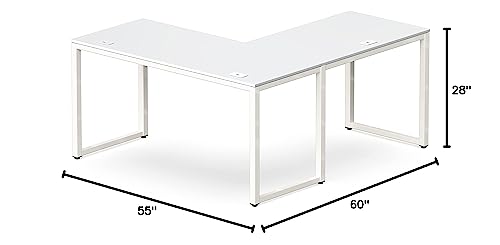 Commercial-Grade L-Shape Corner Desk for Efficient Workspaces