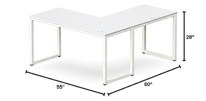 Commercial-Grade L-Shape Corner Desk for Efficient Workspaces